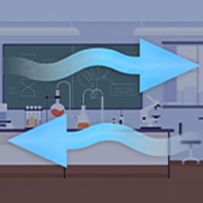 graphic depicting ventilation in a science classroom