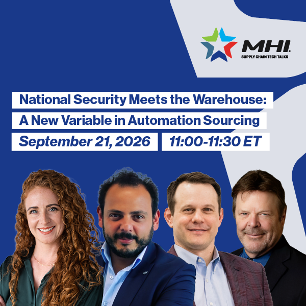 National Security Meets the Warehouse: A New Variable in Automation Sourcing